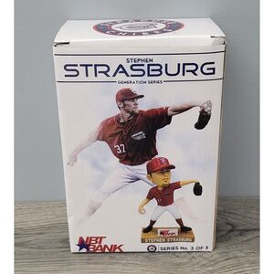 Syracuse Chiefs Stephen Strasburg Bobblehead Generation Series #3/5 NBT Bank